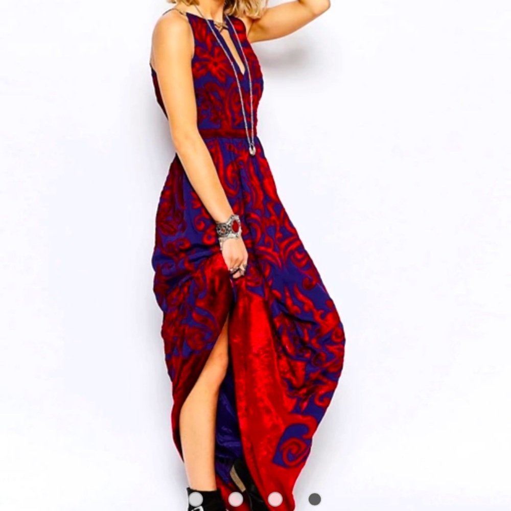 Free People HedgeMaze Maxi dress size 4